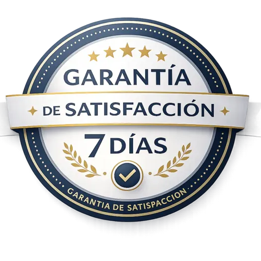 Garantía de satisfacción de 7 días