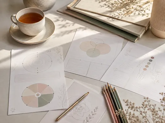 Páginas y ejercicios visuales de Arteterapia Emocional